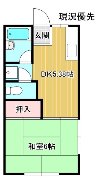 コーポ益三の間取り