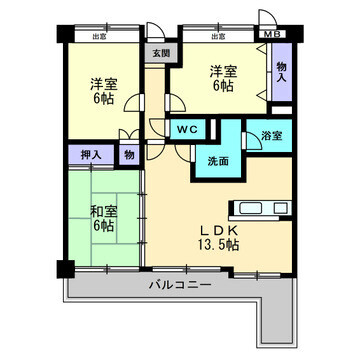 レジデンスマサノー３の間取り