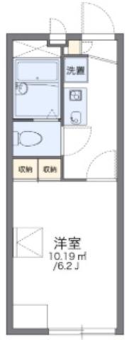 レオパレスかちどき橋の間取り