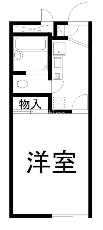 レオパレスALTAIVの間取り