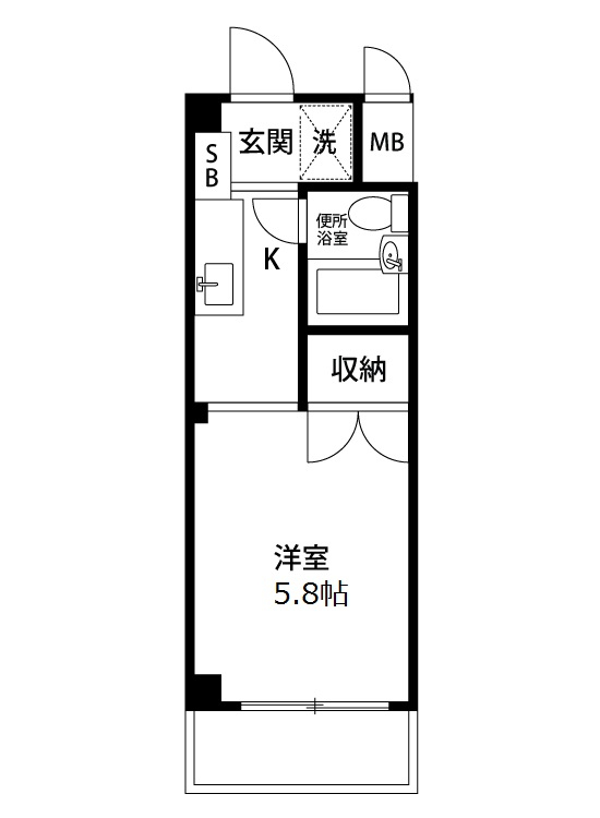 第一レジデンス白鳥の間取り