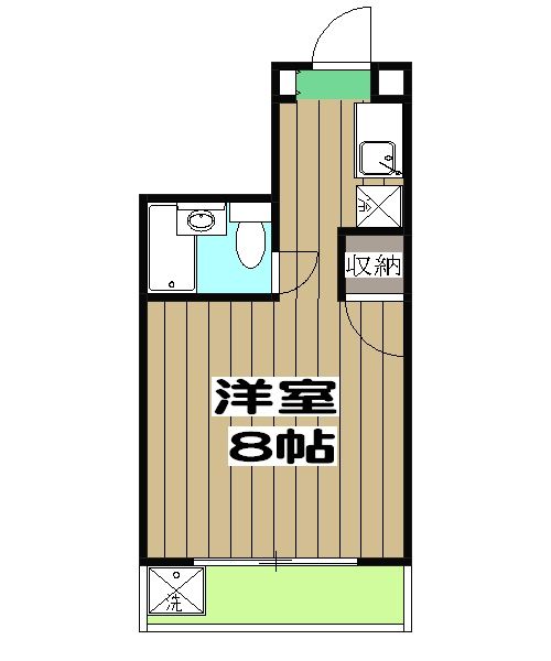 京都市右京区梅津中倉町のマンションの間取り