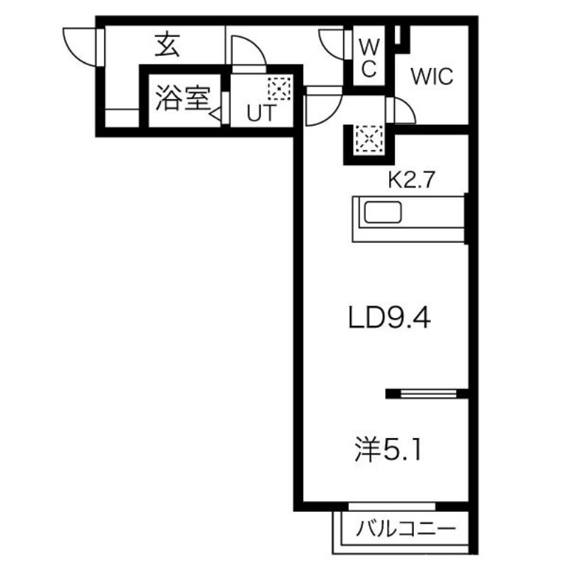 TN37　仮)月寒西3-7新築の間取り