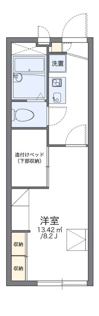 レオパレスみおの間取り