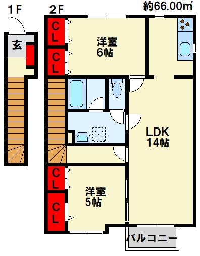 エスポワールの間取り