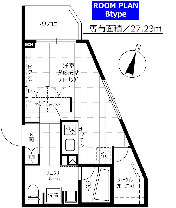 ステージグランデ世田谷上野毛アジールコートの間取り