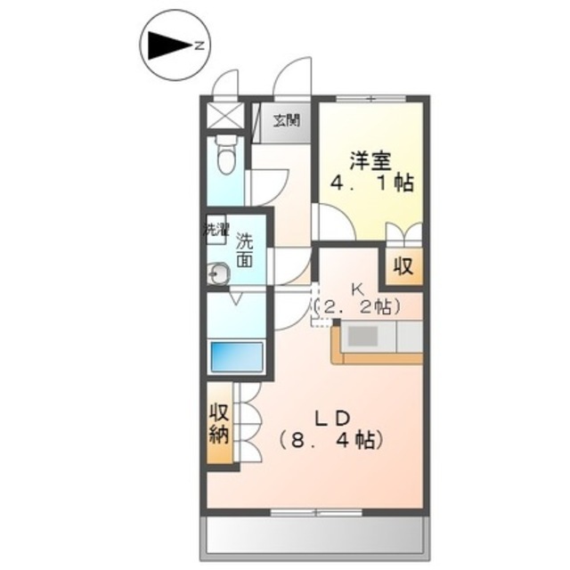 フローリッシュ若宮の間取り