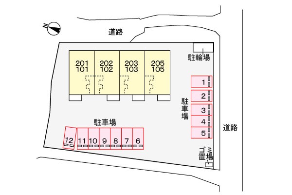 【北九州市八幡西区上香月のアパートのその他設備】