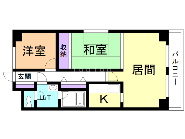 旭川四条ビルの間取り