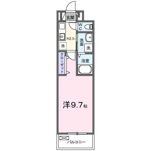 ファースト　スターの間取り