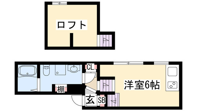 LE COCON 町南の間取り