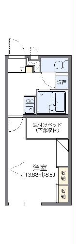 レオパレスディアコートの間取り