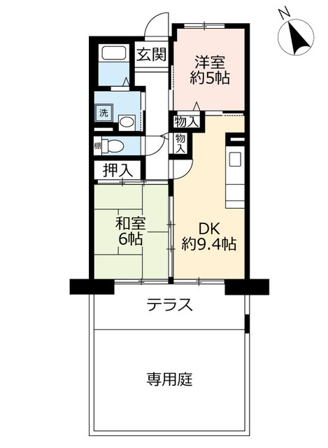 ＵＲアルビス緑丘の間取り