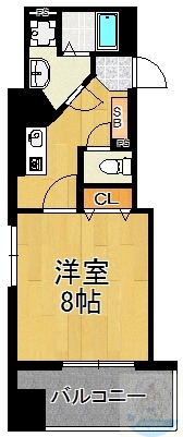 宝州博多第1ビルの間取り