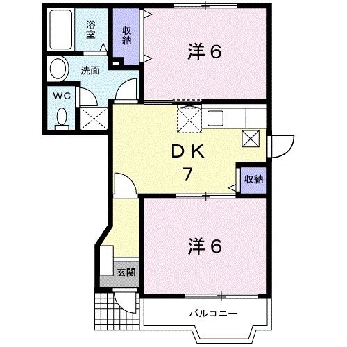 ミントハウス　Ｂの間取り