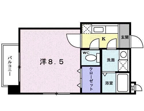 フォルシュ加治屋の間取り