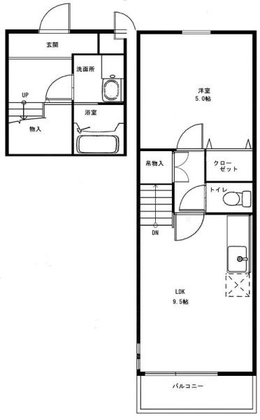 スリーハーブズ狭山２番館の間取り