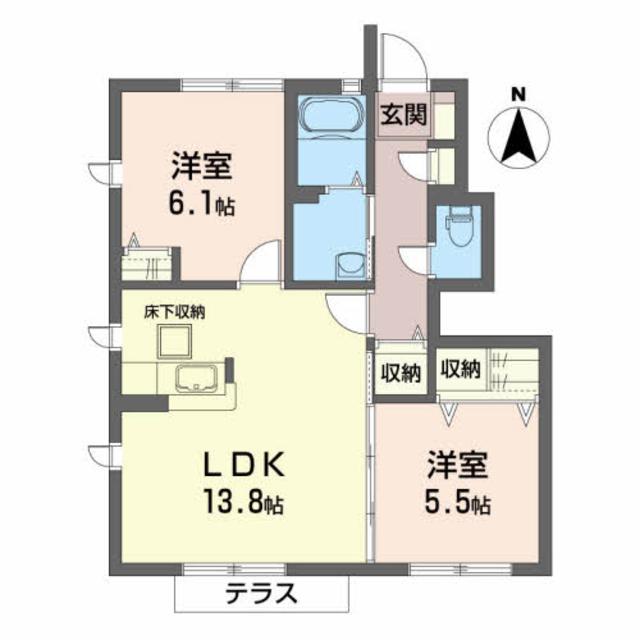 リトル　グリーンの間取り