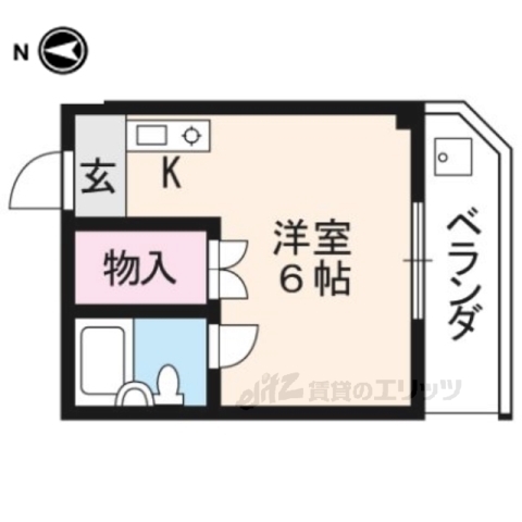 川上マンションの間取り