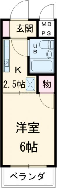 江戸川区南葛西のマンションの間取り