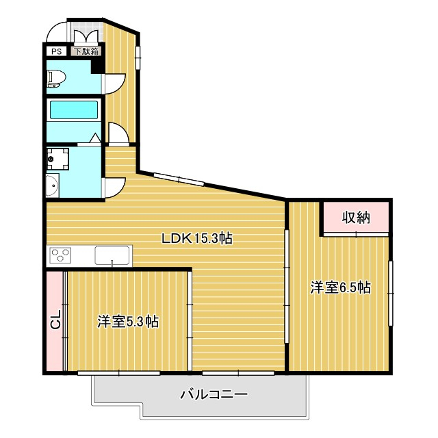 ラルゴ住吉の間取り