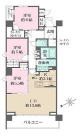 杉並区荻窪のマンションの間取り