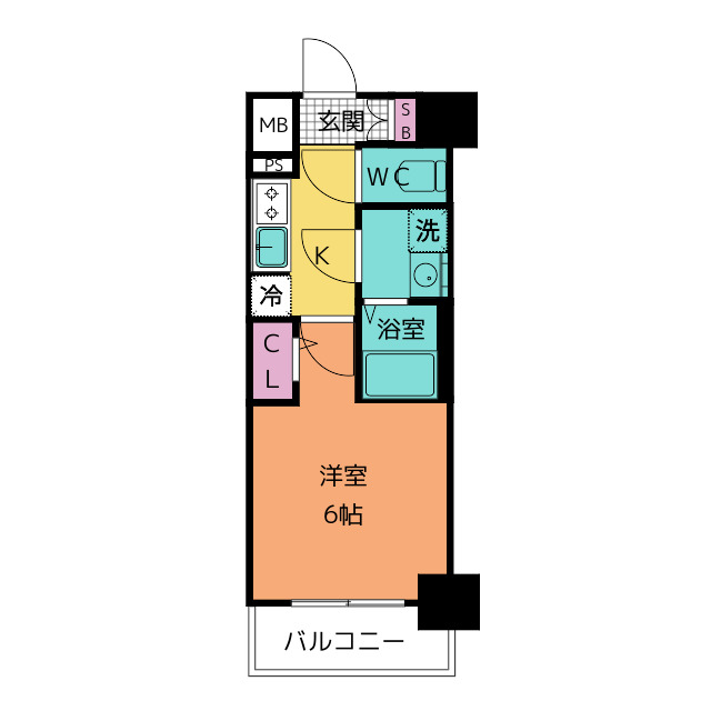 ステージファースト名古屋尾頭橋の間取り