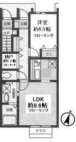 アジュールCの間取り