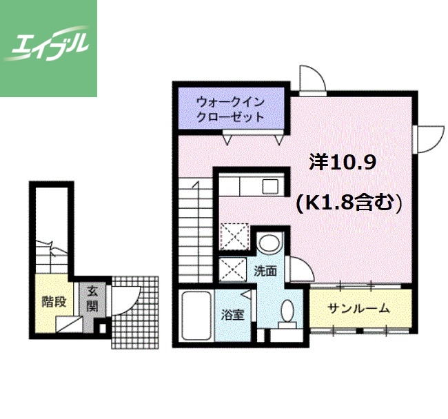 シャルマン　ミチ　FPの間取り