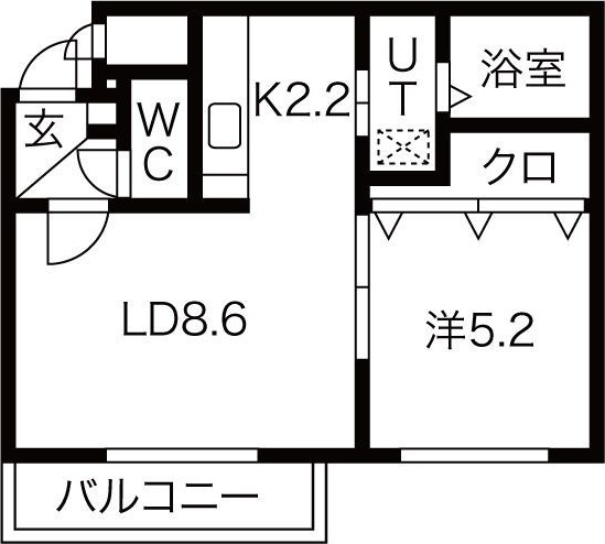 アクアトピアN21の間取り