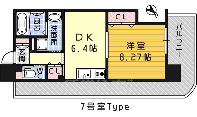 ハイツ・カトレヤの間取り