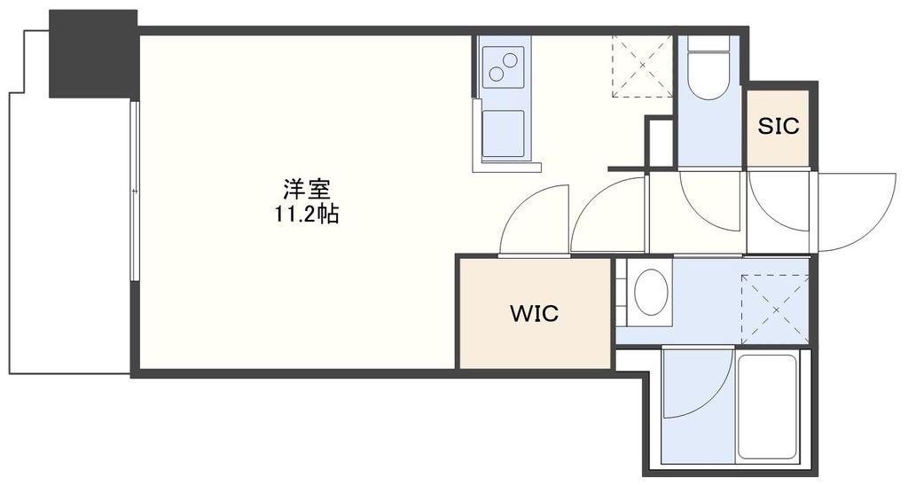 RJRプレシア浦上クロスの間取り