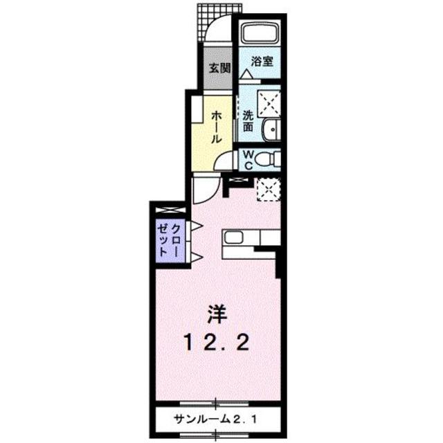 ムーンダスト　Ａの間取り