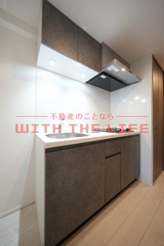 キッチン　コンパクトなキッチンで掃除もラクラク