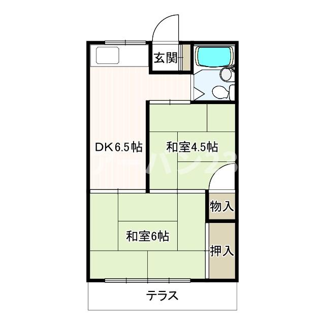 ビック武蔵野東大和パート３の間取り