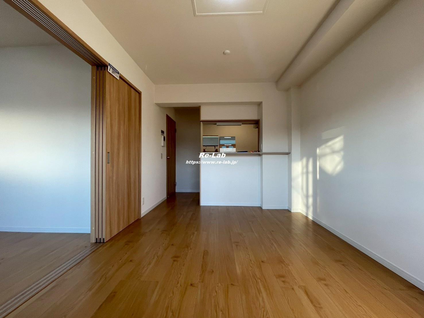 居室・リビング　101号室モデルルーム画像です。