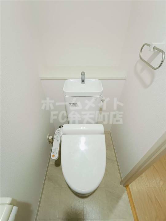 トイレ　ゆったりとした空間のトイレです