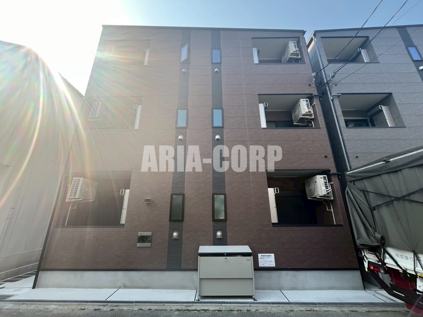 建物外観　2025年完成、大手ハウスメーカー施工デザイナーズアパート！