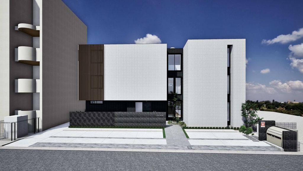 建物外観　駐車場