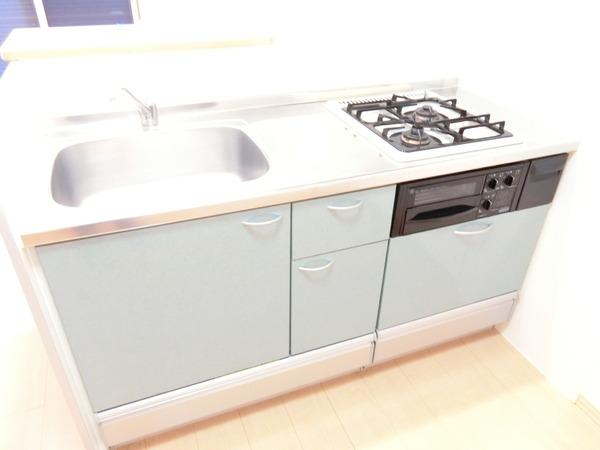 キッチン　２口コンロ付！