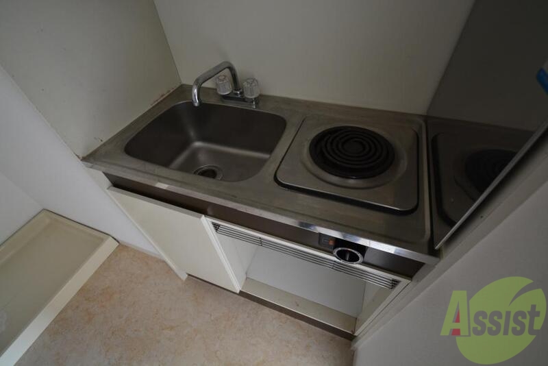 キッチン　電気コンロ付きキッチン