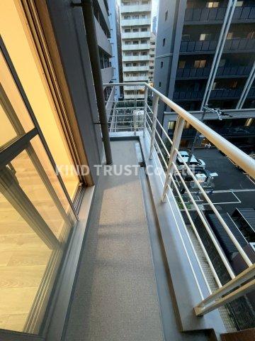 バルコニー　落ち着いた時間を過ごせるバルコニーです