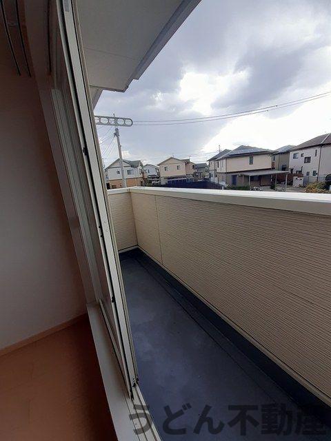 バルコニー　うどん県のお部屋探しはうどん不動産へ うどんちゃんとLINE