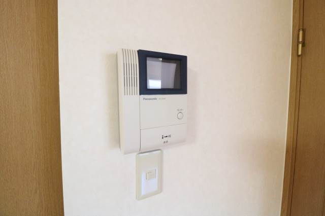 セキュリティ　モニター付きインターホンで安心♪