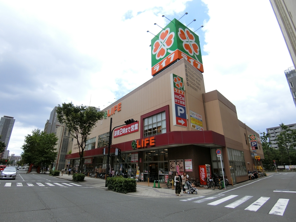 スーパー　ライフ　太融寺店（スーパー）まで493m