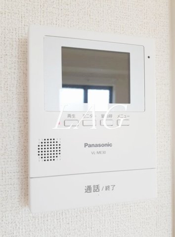 セキュリティ　モニター付きインターフォンです。