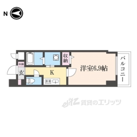 EsTRUTHKYOTOの間取り写真