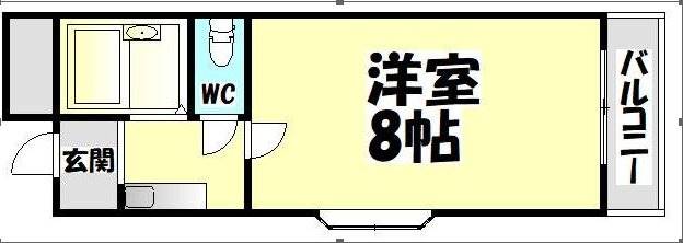 エスティコートの間取り写真