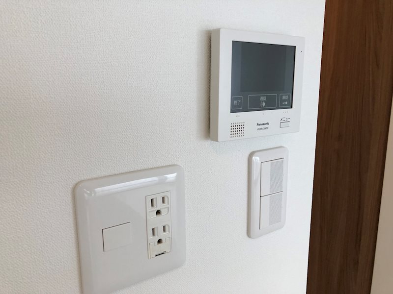 セキュリティ　急な来客にも安心。テレビモニターインターフォン。
