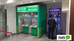 銀行　ゆうちょ銀行大阪支店ＪＲ新大阪駅内出張所（銀行）まで525m